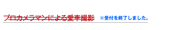 プロカメラマンによる愛車撮影